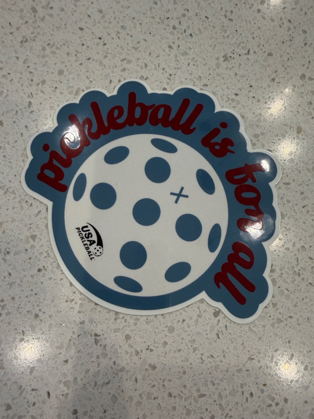 USA Pickleball Navy Hat, keychain and 2 stickers - Picture 5 of 6